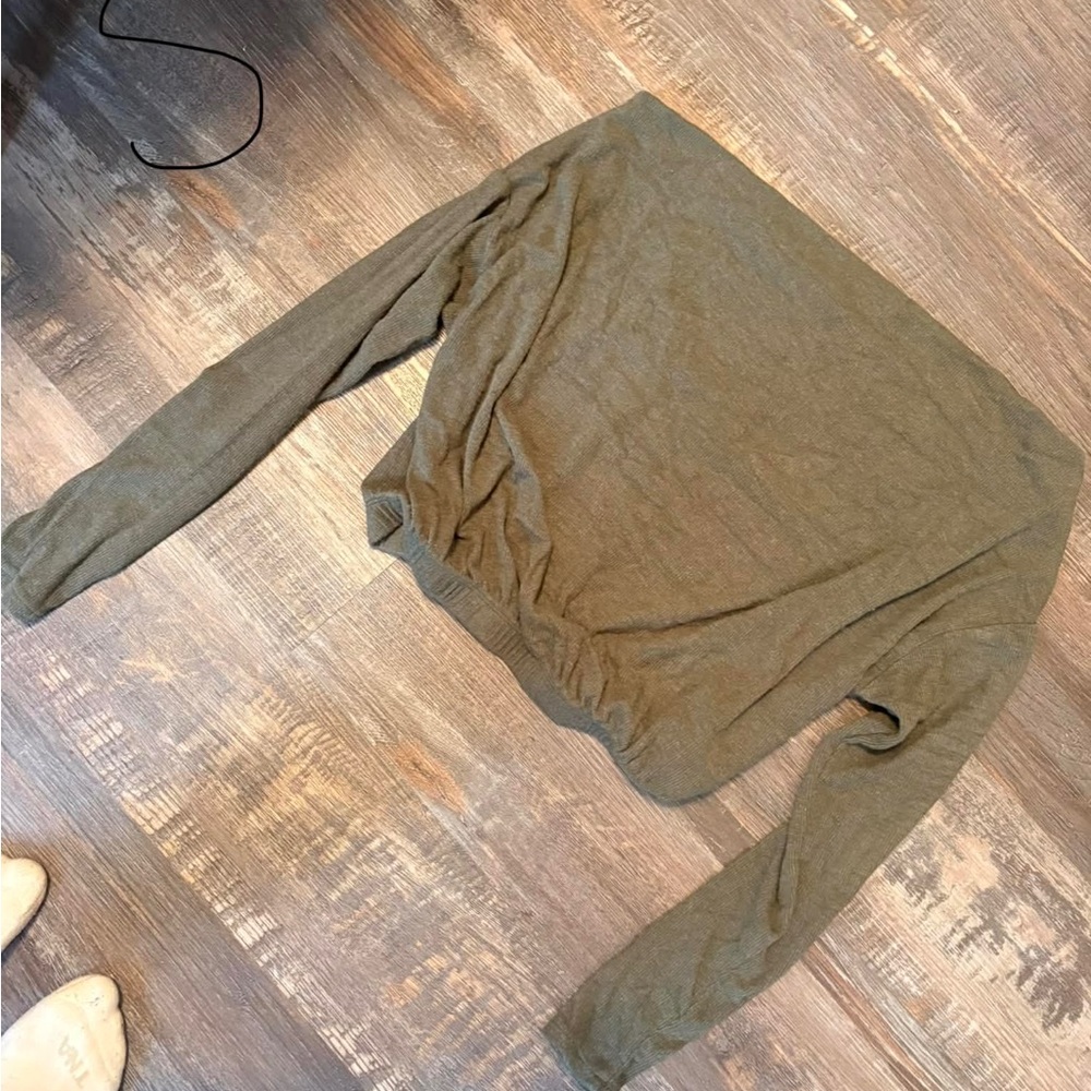 Garage Olive Long Sleeve Top